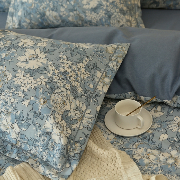 91家纺网 家纺一手货源 找家纺 大吉 2024新款全棉磨毛单枕套 幽梦