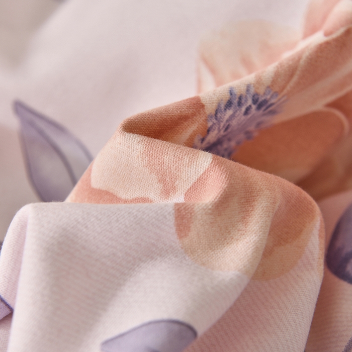 91家纺网 家纺一手货源 找家纺 大吉 2024新款全棉磨毛单枕套 花田