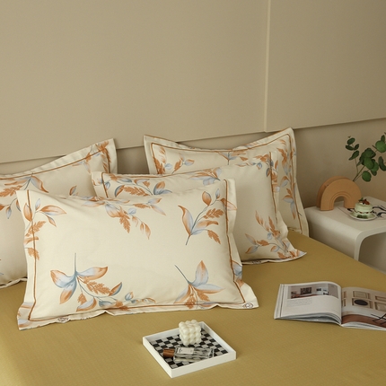 大吉 2024新款全棉磨毛单枕套 大麦