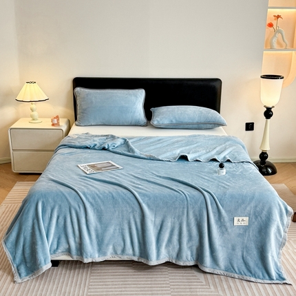 91家纺网 家纺一手货源 找家纺 （总）恋人优选 新款柔软亲肤A类双面牛奶绒毛毯床单多功能毯