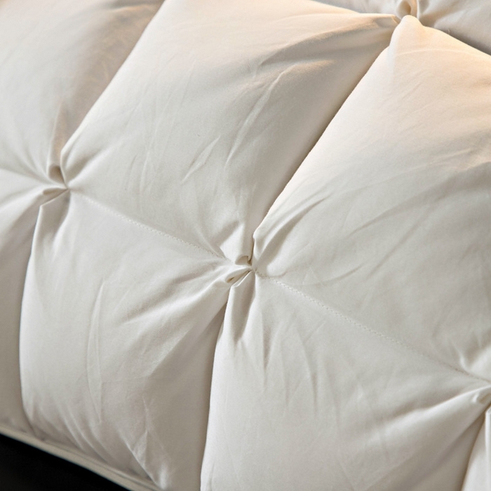 91家纺网 家纺一手货源 找家纺 （总）颐羽达 新款80柔赛丝面包羽绒枕 立体扭花鹅绒枕芯 酒店宾馆成人枕头