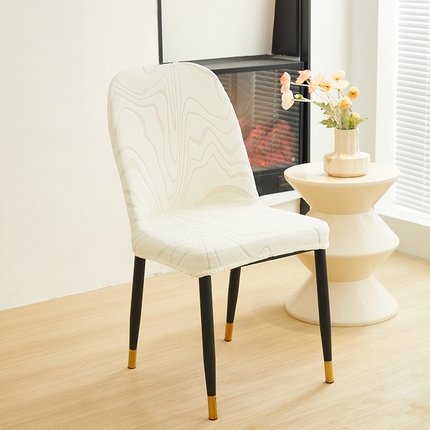 91家纺网 家纺一手货源 找家纺 （总）丝绮鹿 2024新款雕花绒曲意系列-弧形椅子套