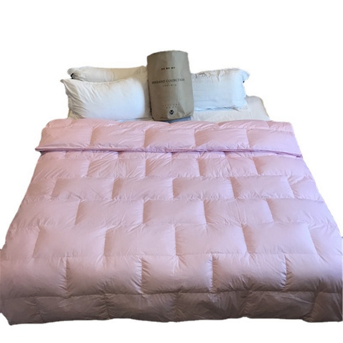 91家纺网 家纺一手货源 找家纺 （总）颐羽达 厂家供应纯色长城格羽绒被被壳 酒店宾馆立衬自充绒羽绒被被套