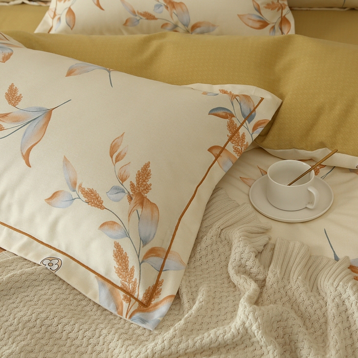 91家纺网 家纺一手货源 找家纺 大吉 2024新款全棉磨毛单枕套 大麦