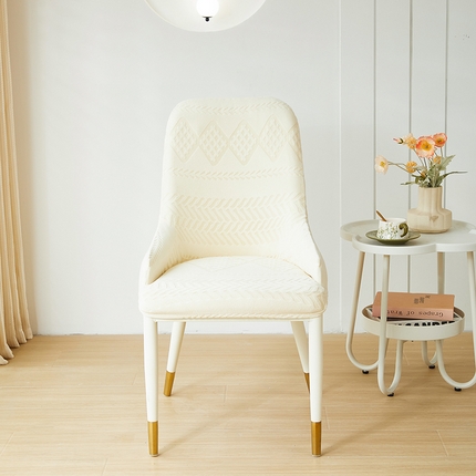 91家纺网 家纺一手货源 找家纺 （总）丝绮鹿 2024新款雕花绒菲亚系列-小扶手弧形椅套