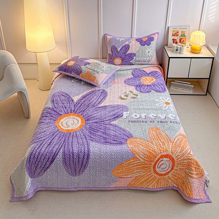 91家纺网 家纺一手货源 找家纺 源舜家纺  2025新款云貂绒豆豆被冬被 莫奈花园