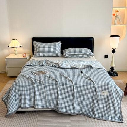 91家纺网 家纺一手货源 找家纺 （总）恋人优选 新款柔软亲肤A类双面牛奶绒毛毯床单多功能毯