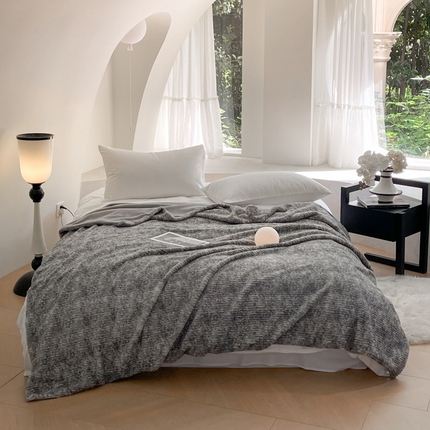 91家纺网 家纺一手货源 找家纺 （总）久云居 2024新款580克兔毛毛毯盖毯