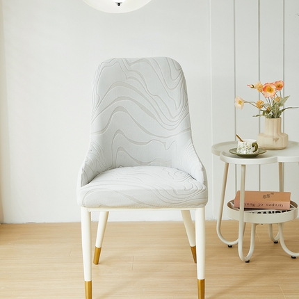 91家纺网 家纺一手货源 找家纺 （总）丝绮鹿 2024新款雕花绒曲意系列-小扶手弧形椅套