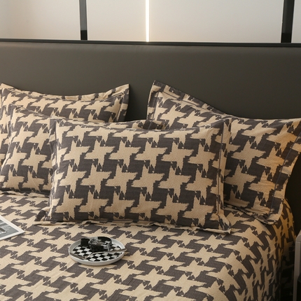 大吉 2024新款全棉磨毛单枕套 墨菲