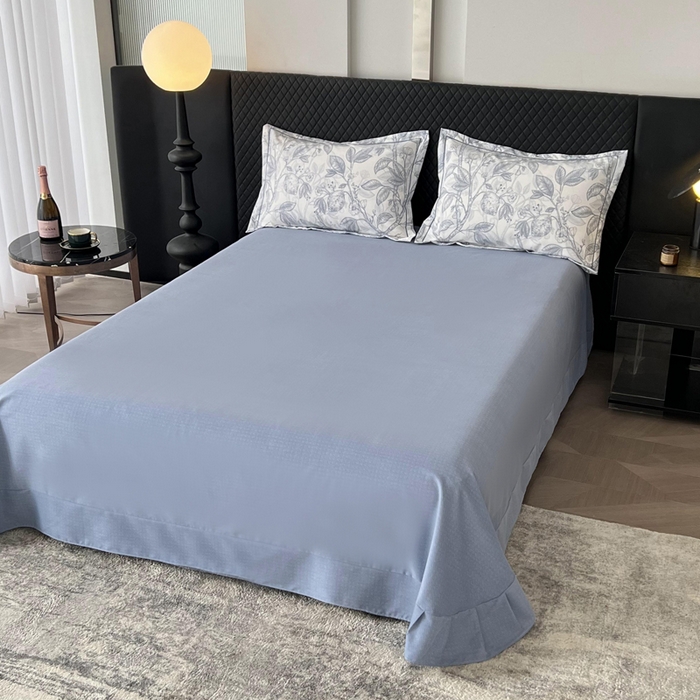 91家纺网 家纺一手货源 找家纺 大吉 2024新款全棉磨毛单枕套 柠檬树