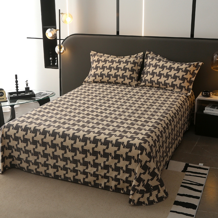 91家纺网 家纺一手货源 找家纺 大吉 2024新款全棉磨毛单枕套 墨菲