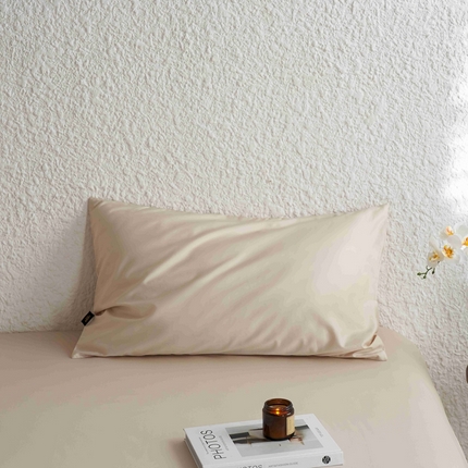 91家纺网 家纺一手货源 找家纺 丽笙 2024新款100S长绒棉纯棉懒宝儿单品枕套 喀纳斯金