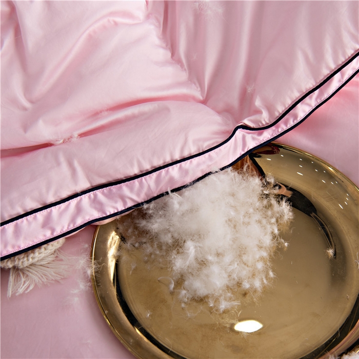 91家纺网 家纺一手货源 找家纺 （总）加工供应羽绒被壳立衬被壳80S平纹羽绒被壳纯色单立体半成品批发