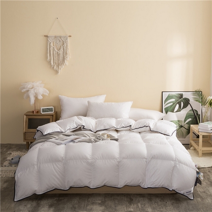 91家纺网 家纺一手货源 找家纺 （总）80全棉柔赛丝织带羽绒被壳自充绒半成品防钻绒毛被芯内胆布料厂家