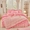 91家纺网 家纺一手货源 找家纺 2024新款加厚牛奶绒蕾丝刺绣床裙四件套-莫奈花园系列 莫奈花园-少女粉