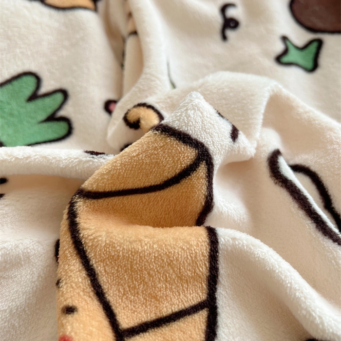 91家纺网 家纺一手货源 找家纺 红嘴企鹅 2025新款牛奶绒印花四件套 大力