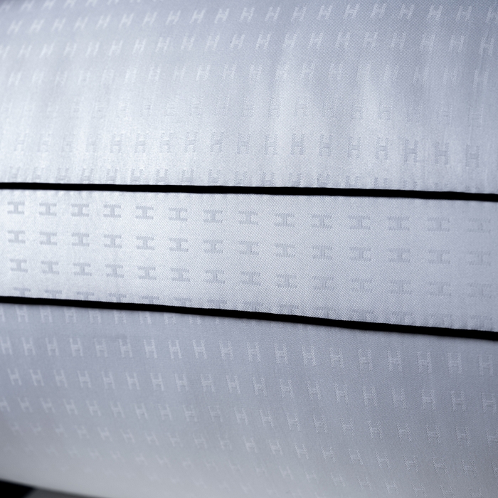 91家纺网 家纺一手货源 找家纺 （总）爱来伊 2024新款柔软舒适刺绣枕酒店枕立体羽丝绒枕头枕芯