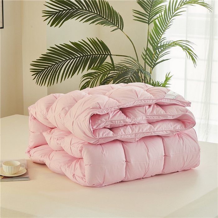 91家纺网 家纺一手货源 找家纺 （总）80支全棉贡缎叠花立体羽绒被被壳 鹅绒被自充绒半成品内胆芯被