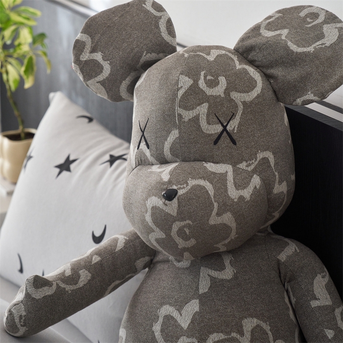 91家纺网 家纺一手货源 找家纺 安莱生活 2024秋冬新款小熊玩偶 小熊-深灰