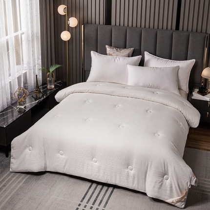 （总）厂家批发提花大豆纤维被保暖被被芯大豆被春秋被冬季酒店礼品被子