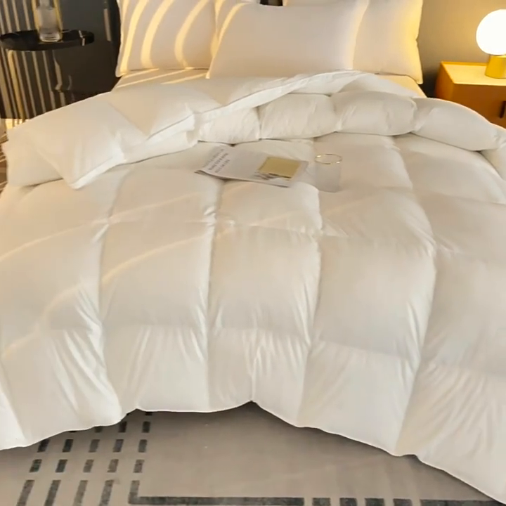 91家纺网 家纺一手货源 找家纺 （总）80S天丝羽绒被壳自充绒内胆半成品专用被罩自制面料单层被壳