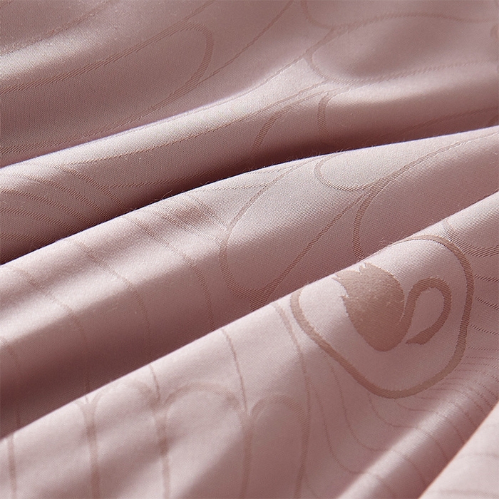 91家纺网 家纺一手货源 找家纺 （总）新款真丝提花单层羽绒被被壳 自充绒鹅绒被半成品内胆面料批发