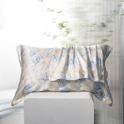 91家纺网 家纺一手货源 找家纺 （总）2025新款真丝天丝数码印花枕套