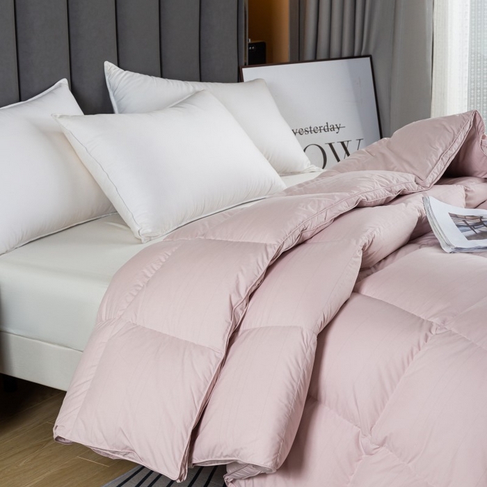 91家纺网 家纺一手货源 找家纺 （总）厂家金银羽绒被壳自充绒被套内胆单层半成品高密棉防钻绒面料批发