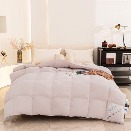 91家纺网 家纺一手货源 找家纺 （总）羽绒被厂家95白鹅绒被芯 春秋被子加厚冬被批发酒店鹅绒被