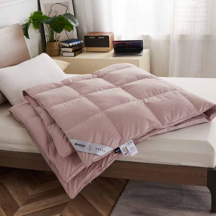 91家纺网 家纺一手货源 找家纺 （总）120支全棉羽绒被壳单层防钻绒自充绒被壳提花纯棉半成品被套批发