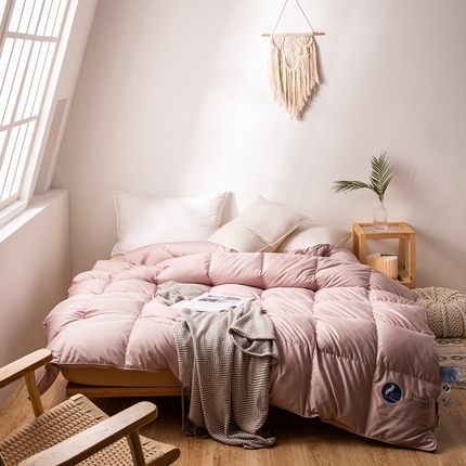 91家纺网 家纺一手货源 找家纺 （总）80s日式立体自充绒羽绒被被壳 防钻绒鹅绒被半成品内胆芯面料被套