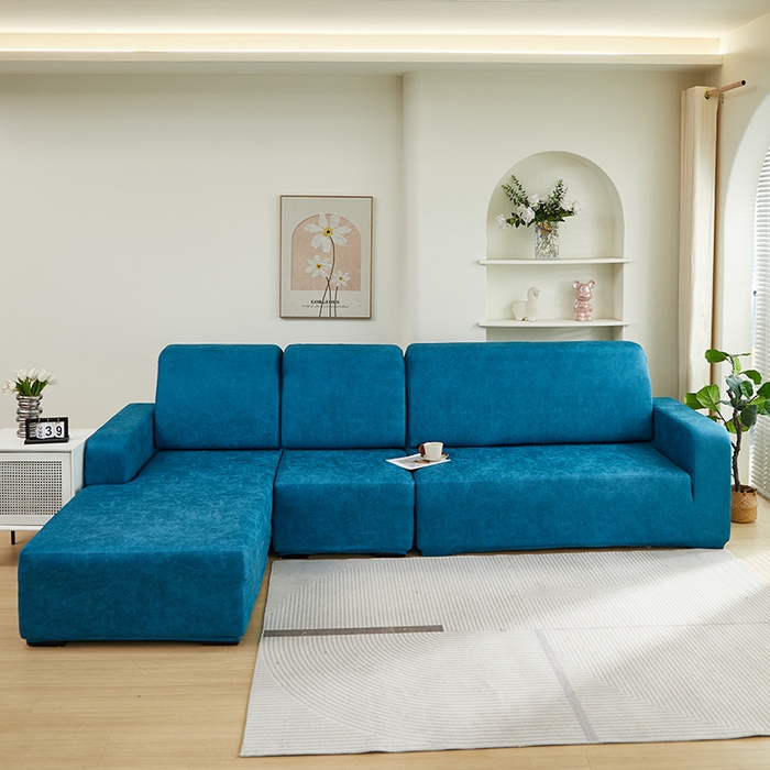 91家纺网 家纺一手货源 找家纺 2024新款防水皮革全包沙发套松紧款 衫绿