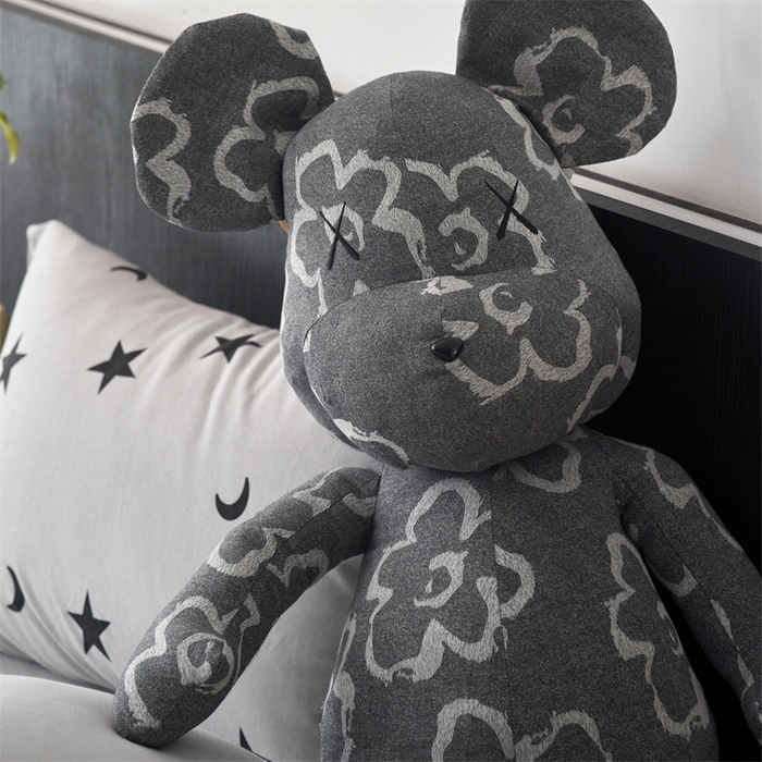 91家纺网 家纺一手货源 找家纺 安莱生活 2024秋冬新款小熊玩偶 小熊-黑