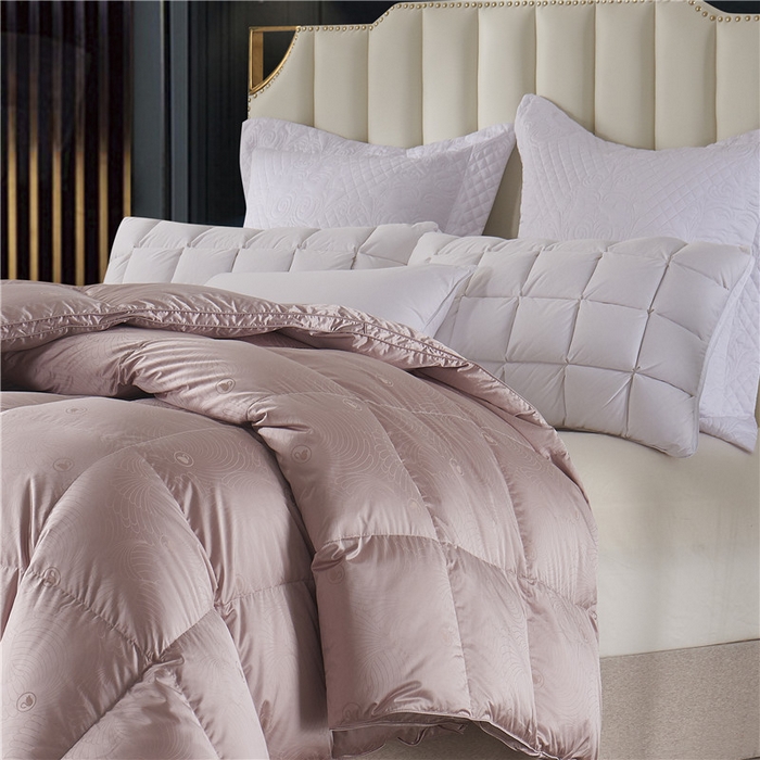 91家纺网 家纺一手货源 找家纺 （总）新款真丝提花单层羽绒被被壳 自充绒鹅绒被半成品内胆面料批发