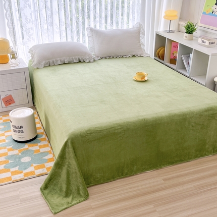 91家纺网 家纺一手货源 找家纺 （总）青螺家纺 2024新款加厚200克高克重保暖爆款纯色床单床笠单品直播礼品