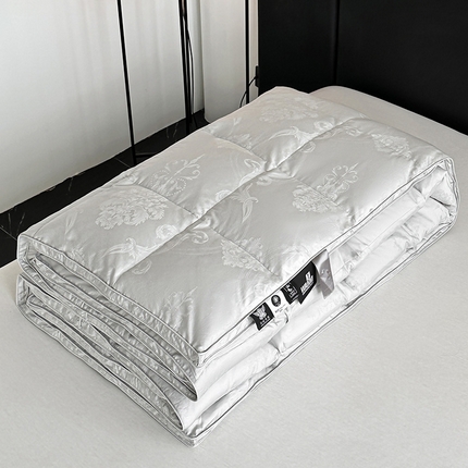 91家纺网 家纺一手货源 找家纺 （总）全棉双层大提花羽绒被壳自充绒内胆套半成品提花被套专用被罩自制