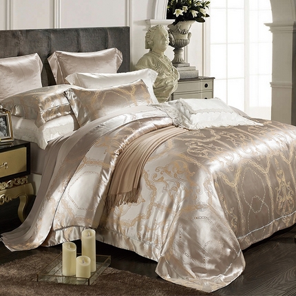 91家纺网 家纺一手货源 找家纺 （总）赫本真丝馆（珍丝纺） 2025新款真丝天丝交织双丝四件套