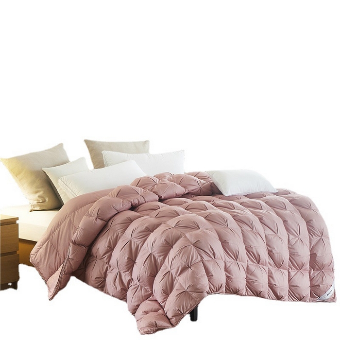 91家纺网 家纺一手货源 找家纺 （总）80支全棉贡缎叠花立体羽绒被被壳 鹅绒被自充绒半成品内胆芯被