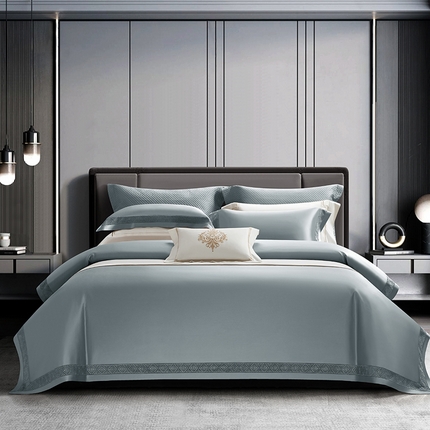 91家纺网 家纺一手货源 找家纺 （总）赫本真丝馆（珍丝纺） 2025新款140支匹马棉四件套-奥兰多系列