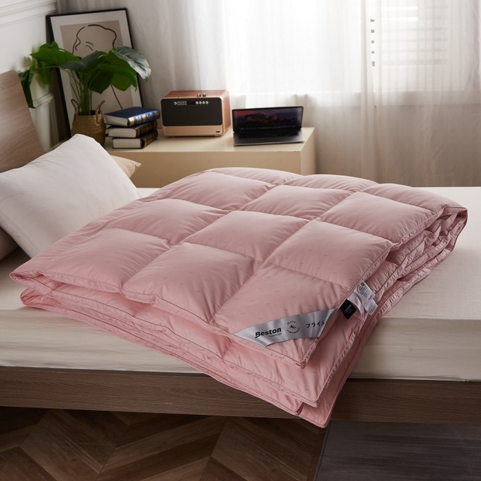 91家纺网 家纺一手货源 找家纺 （总）120支全棉羽绒被壳单层防钻绒自充绒被壳提花纯棉半成品被套批发