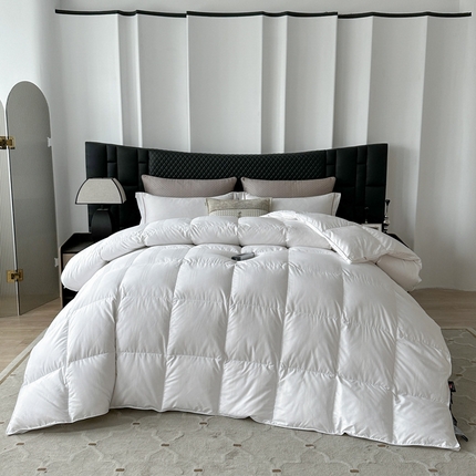 91家纺网 家纺一手货源 找家纺 （总）新款全棉提花被套壳自充绒防钻绒全棉羽绒被壳半成品被壳厂家直销