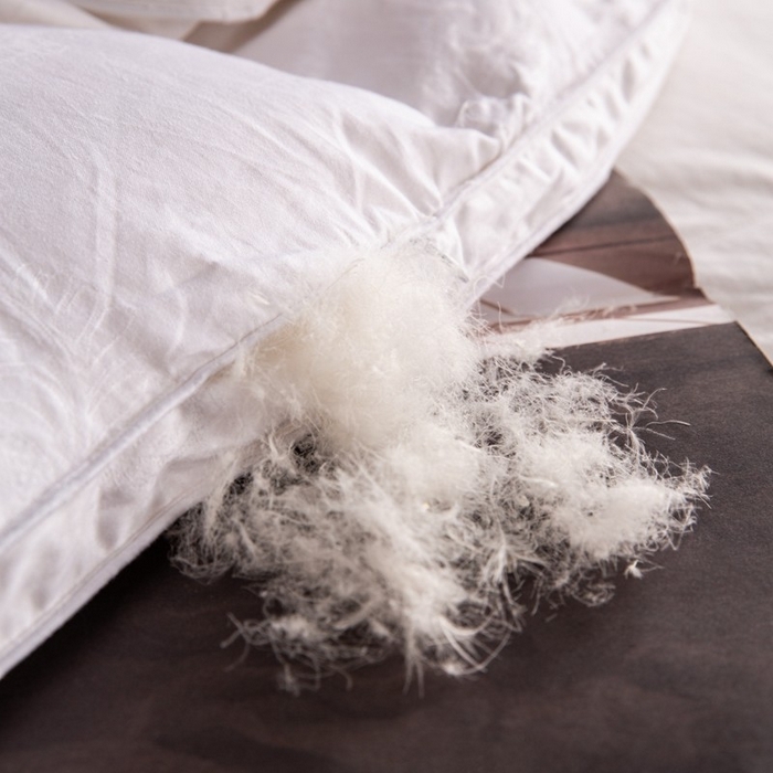 91家纺网 家纺一手货源 找家纺 （总）厂家100支全棉贡缎大提花双层鹅绒被壳 防钻绒羽绒被半成品内胆芯