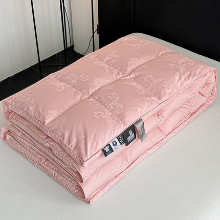 91家纺网 家纺一手货源 找家纺 （总）全棉双层大提花羽绒被壳自充绒内胆套半成品提花被套专用被罩自制