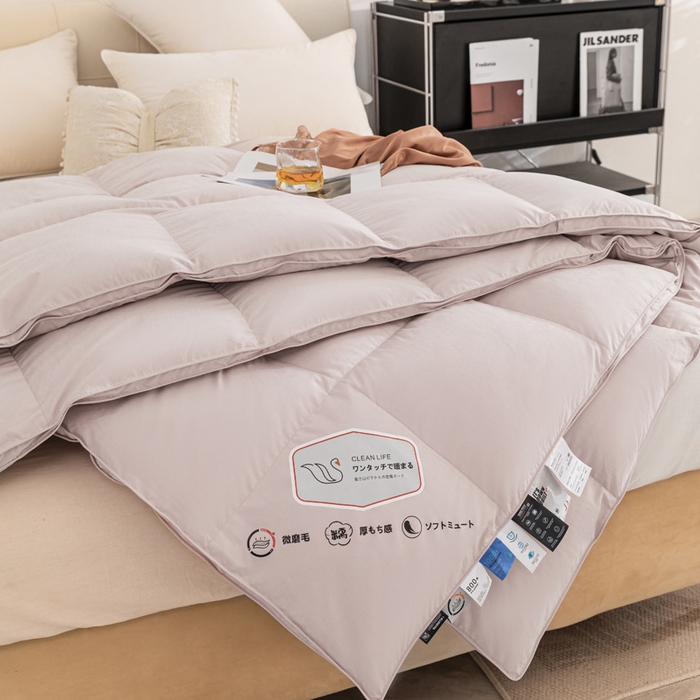 91家纺网 家纺一手货源 找家纺 （总）羽绒被厂家95白鹅绒被芯 春秋被子加厚冬被批发酒店鹅绒被