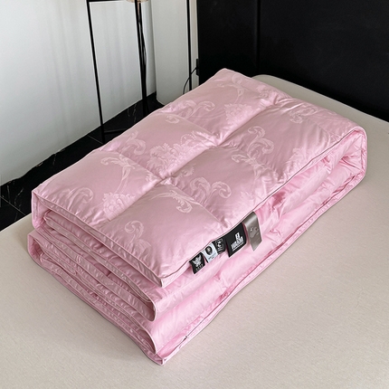 91家纺网 家纺一手货源 找家纺 （总）全棉双层大提花羽绒被壳自充绒内胆套半成品提花被套专用被罩自制