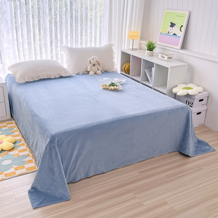 91家纺网 家纺一手货源 找家纺 （总）青螺家纺 2024新款加厚200克高克重保暖爆款纯色床单床笠单品直播礼品