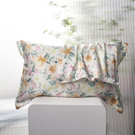 91家纺网 家纺一手货源 找家纺 （总）2025新款真丝天丝数码印花枕套