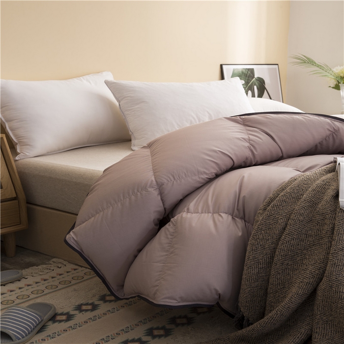 91家纺网 家纺一手货源 找家纺 （总）80全棉柔赛丝织带羽绒被壳自充绒半成品防钻绒毛被芯内胆布料厂家