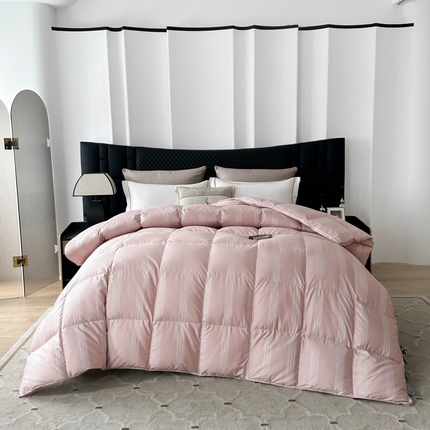 91家纺网 家纺一手货源 找家纺 （总）新款全棉提花被套壳自充绒防钻绒全棉羽绒被壳半成品被壳厂家直销